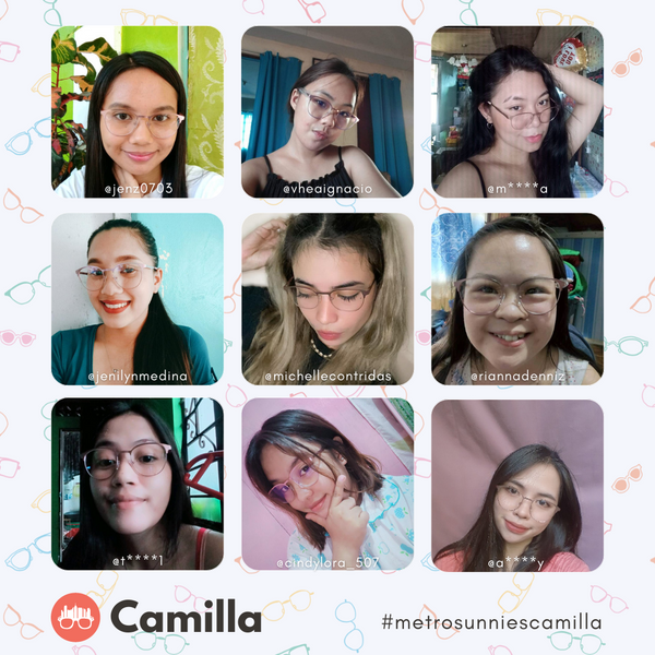 MetroSunnies Camilla Specs (Rose Gold) / Replaceable Lens / Eyeglasses for Men and Women