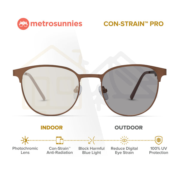 MetroSunnies Camilla Specs (Nude) / Replaceable Lens / Eyeglasses for Men and Women