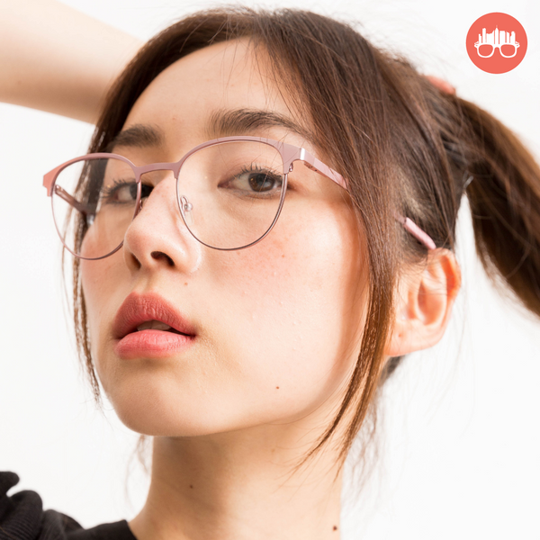 MetroSunnies Camilla Specs (Pink) / Replaceable Lens / Eyeglasses for Men and Women