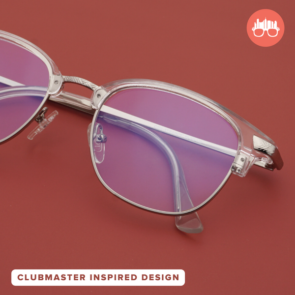MetroSunnies Cassie Specs (Clear) / Con-Strain Blue Light / Anti-Radiation Computer Eyeglasses