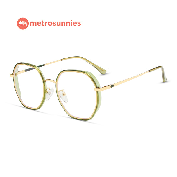 MetroSunnies Clyde Specs (Green) / Con-Strain Blue Light / Versairy / Anti-Radiation Eyeglasses