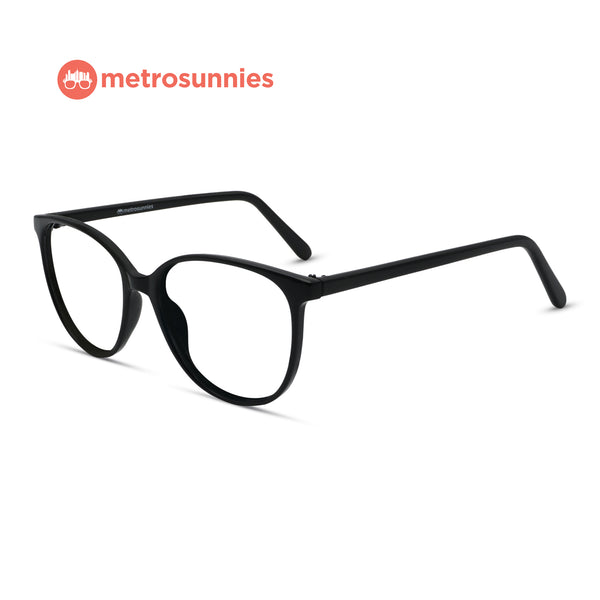 MetroSunnies Cypress Specs (Black) / Replaceable Lens / Eyeglasses for Men and Women