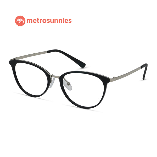 MetroSunnies Czarina Specs (Black) / Con-Strain Blue Light / Versairy / Anti-Radiation Eyeglasses