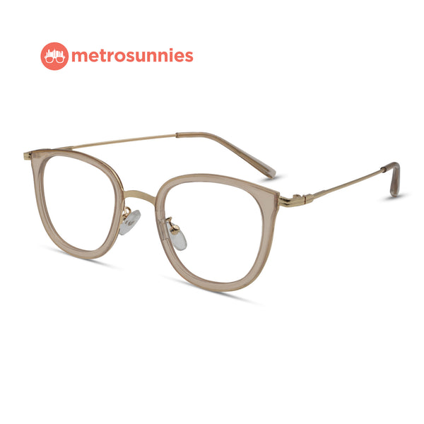 MetroSunnies Daisy Specs (Pink) / Replaceable Lens / Eyeglasses for Men and Women