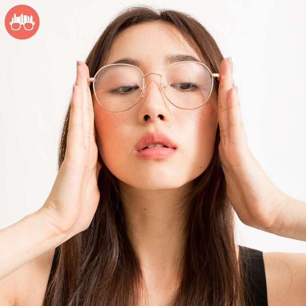 MetroSunnies David Specs (Rose Gold) / Replaceable Lens / Eyeglasses for Men and Women