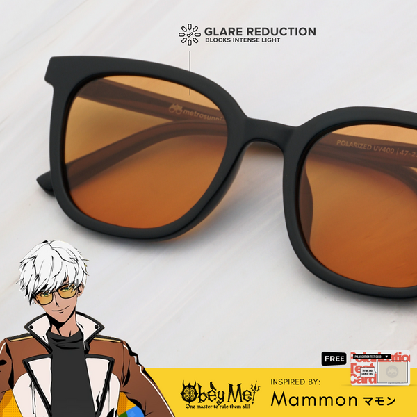 MetroSunnies Dewey Sunnies (Black) / Polarized Sunglasses UV400 / Fashion Eyewear for Men and Women