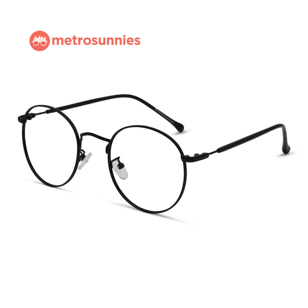 MetroSunnies Dreamer Specs (Black) / Con-Strain Blue Light / Anti-Radiation Computer Eyeglasses