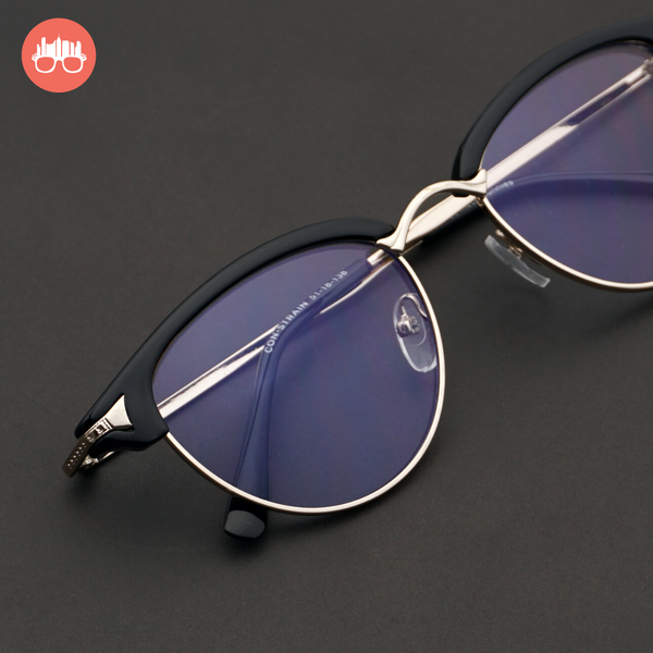 MetroSunnies Duchess Specs (Black) / Con-Strain Blue Light / Anti-Radiation Computer Eyeglasses
