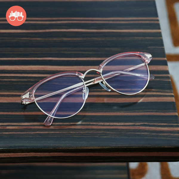 MetroSunnies Duchess Specs (Pink) / Con-Strain Blue Light / Anti-Radiation Computer Eyeglasses