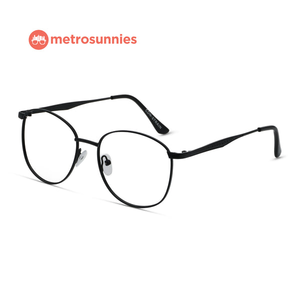 MetroSunnies Ellie Specs (Black) / Replaceable Lens / Eyeglasses for Men and Women