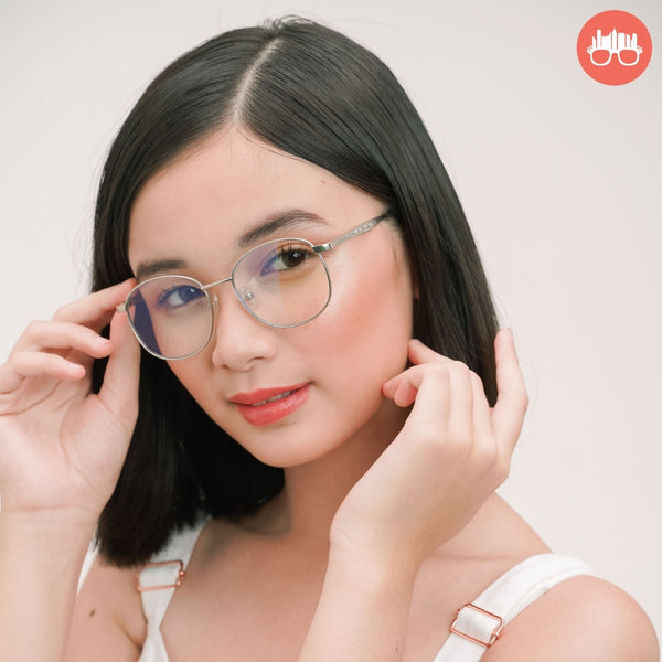 MetroSunnies Guardian Specs (Silver) / Con-Strain Blue Light / Anti-Radiation Computer Eyeglasses