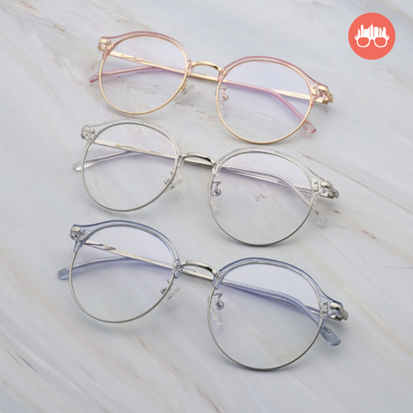 MetroSunnies Florence Specs (Pink) / Con-Strain Blue Light / Anti-Radiation Computer Eyeglasses