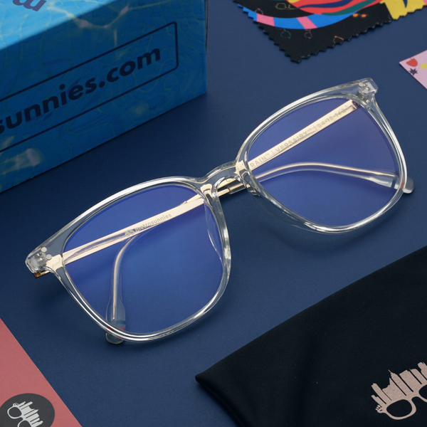MetroSunnies Fox Specs (Champagne) / Con-Strain Blue Light / Versairy / Anti-Radiation Eyeglasses