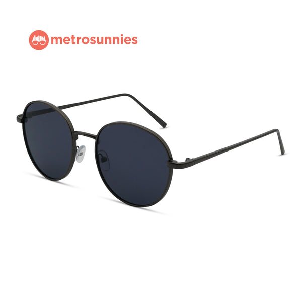 MetroSunnies Frankie Sunnies (Black) / Sunglasses with UV400 Protection / Fashion Eyewear Unisex
