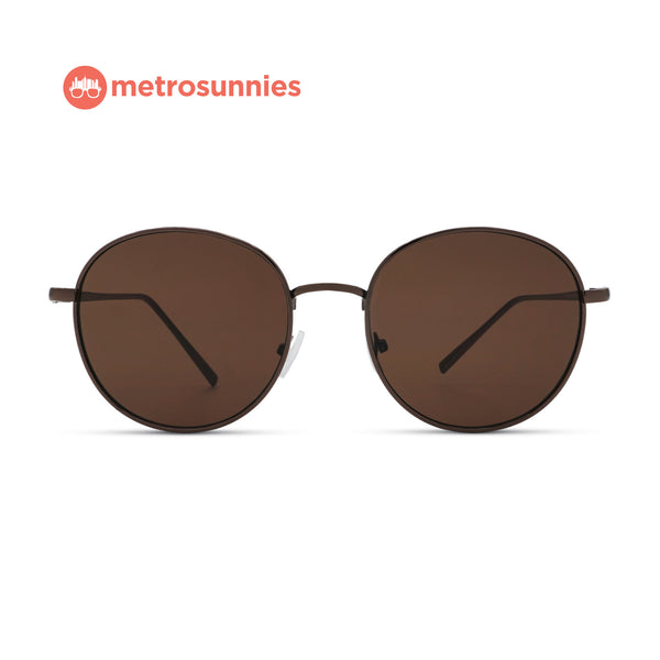 MetroSunnies Frankie Sunnies (Brown) / Sunglasses with UV400 Protection / Fashion Eyewear Unisex