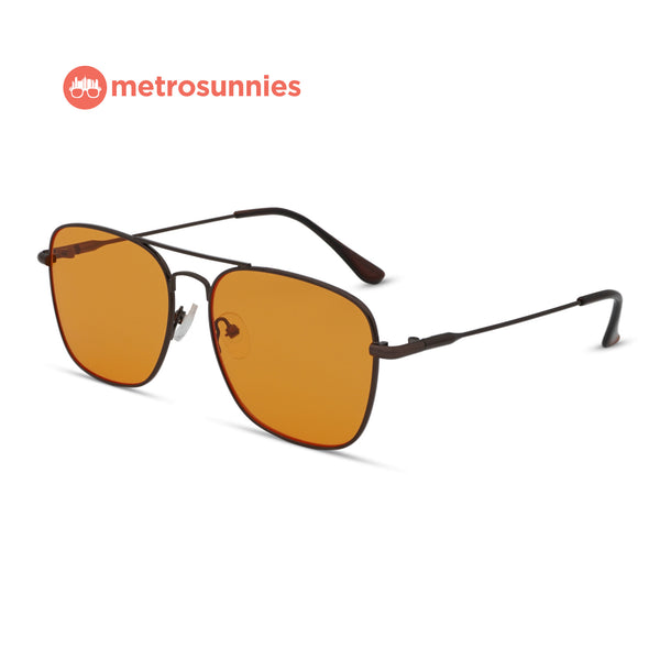 MetroSunnies Freddie Sunnies (Apricot) / Sunglasses with UV400 Protection / Fashion Eyewear Unisex