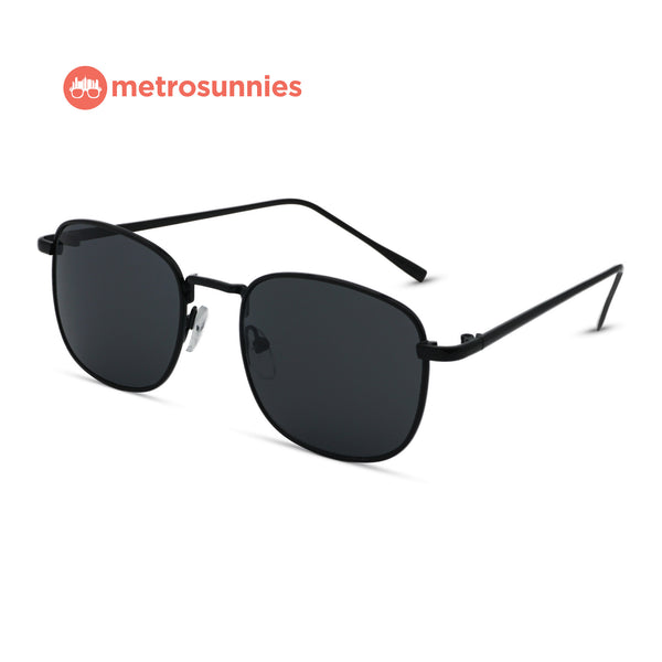 MetroSunnies Gabby Sunnies (Black) / Sunglasses with UV400 Protection / Fashion Eyewear Unisex
