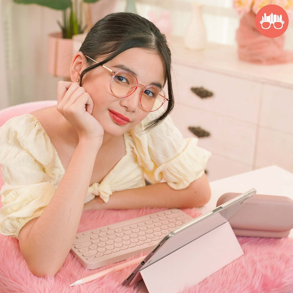 MetroSunnies Genesis Specs (Pink) / Con-Strain Blue Light / Versairy / Anti-Radiation Eyeglasses