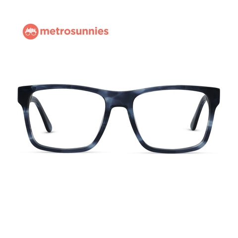 MetroSunnies Gus Specs (Gray) / Handmade Acetate / Replaceable Lens / Eyeglasses