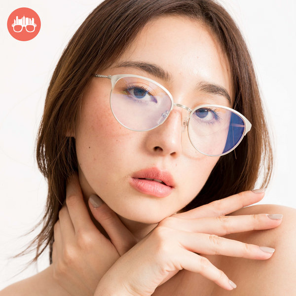 MetroSunnies Harlan Specs (Silver) / Con-Strain Blue Light / Anti-Radiation Computer Eyeglasses