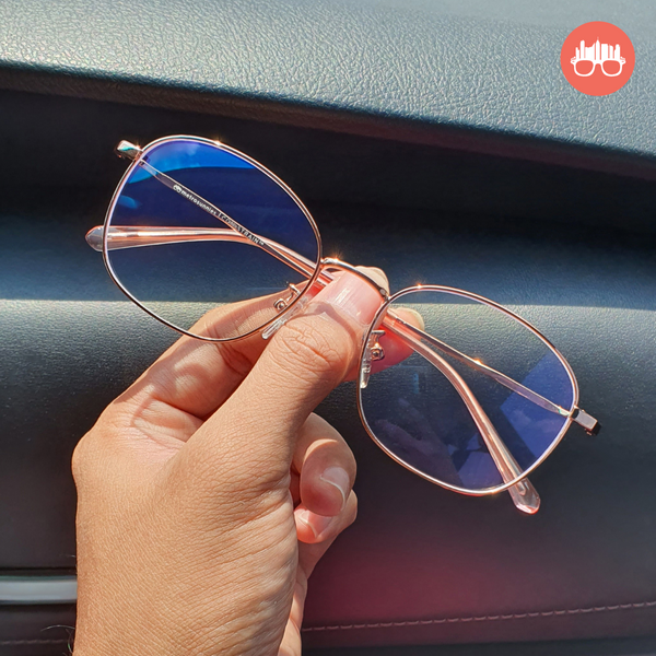 MetroSunnies Iggy Specs (Black Gold) / Con-Strain Blue Light / Anti-Radiation Computer Eyeglasses