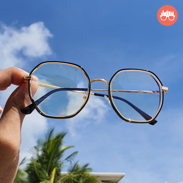 MetroSunnies Clyde Specs (Black) / Con-Strain Blue Light / Versairy / Anti-Radiation Eyeglasses