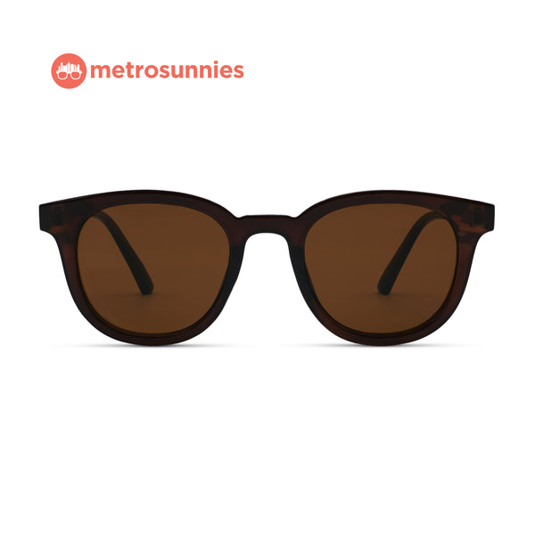 MetroSunnies Jacky Sunnies (Brown) / Sunglasses with UV400 Protection / Fashion Eyewear Unisex