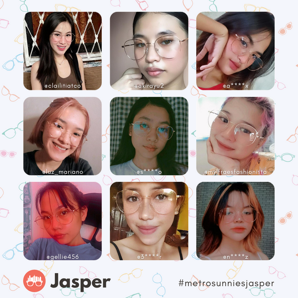 MetroSunnies Jasper Specs (Rose Gold) / Replaceable Lens / Eyeglasses for Men and Women