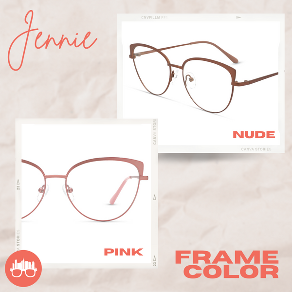 MetroSunnies Jennie Specs (Pink) / Con-Strain Blue Light / Anti-Radiation Computer Eyeglasses
