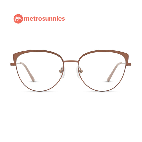 MetroSunnies Jennie Specs (Nude) / Con-Strain Blue Light / Anti-Radiation Computer Eyeglasses