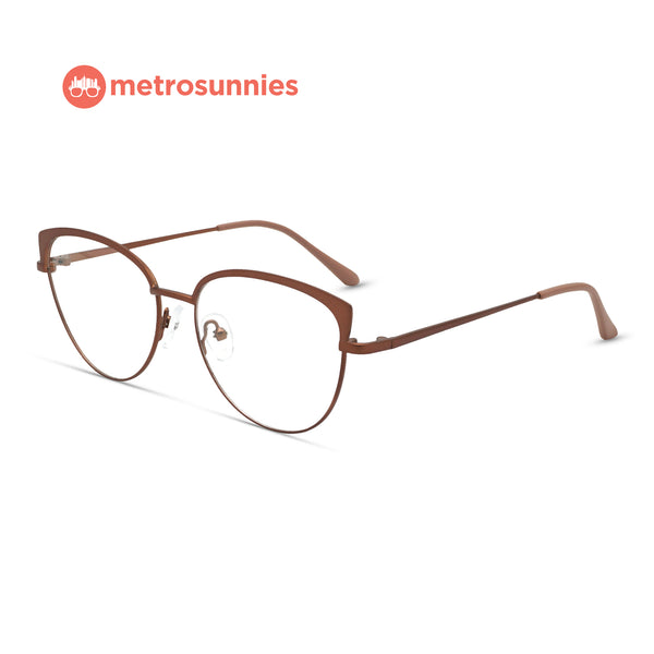 MetroSunnies Jennie Specs (Nude) / Con-Strain Blue Light / Anti-Radiation Computer Eyeglasses