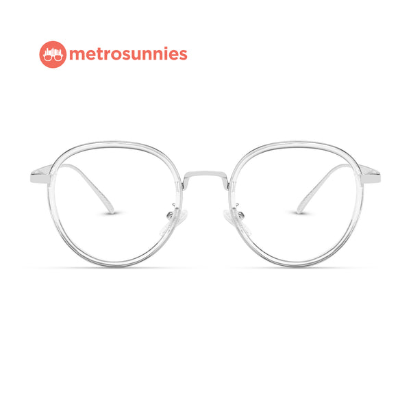 MetroSunnies Jessie Specs (Clear) / Replaceable Lens / Eyeglasses for Men and Women