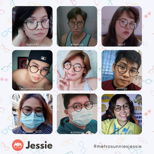 MetroSunnies Jessie Specs (Clear) / Replaceable Lens / Eyeglasses for Men and Women