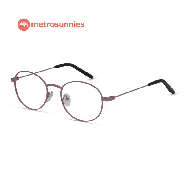 MetroSunnies Jet Specs (Plum) / Replaceable Lens / Eyeglasses for Men and Women