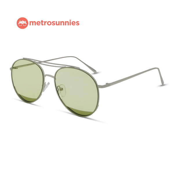 MetroSunnies Joey Sunnies (Lime) / Sunglasses with UV400 Protection / Fashion Eyewear Unisex