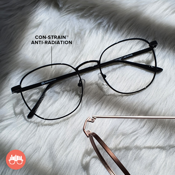 MetroSunnies Jonah Specs (Black) / Replaceable Lens / Eyeglasses for Men and Women