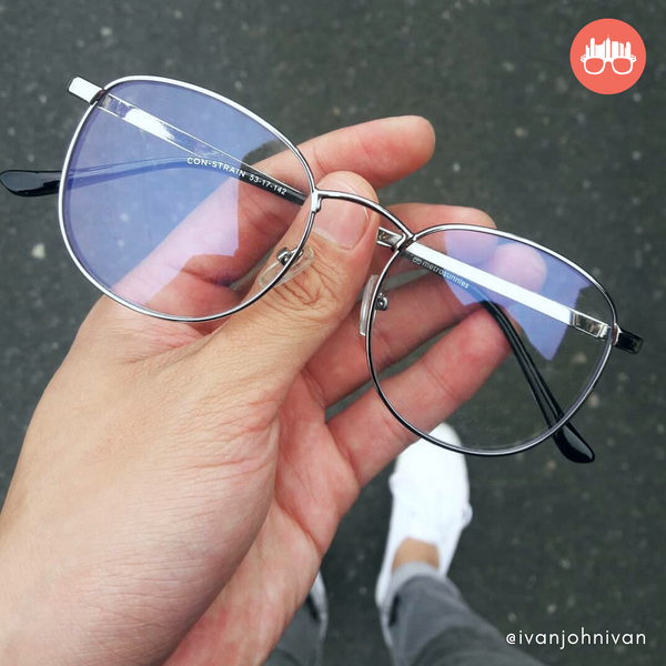 MetroSunnies Jonah Specs (Silver) / Replaceable Lens / Eyeglasses for Men and Women