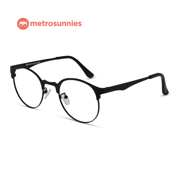 MetroSunnies Kate Specs (Black) / Replaceable Lens / Eyeglasses for Men and Women