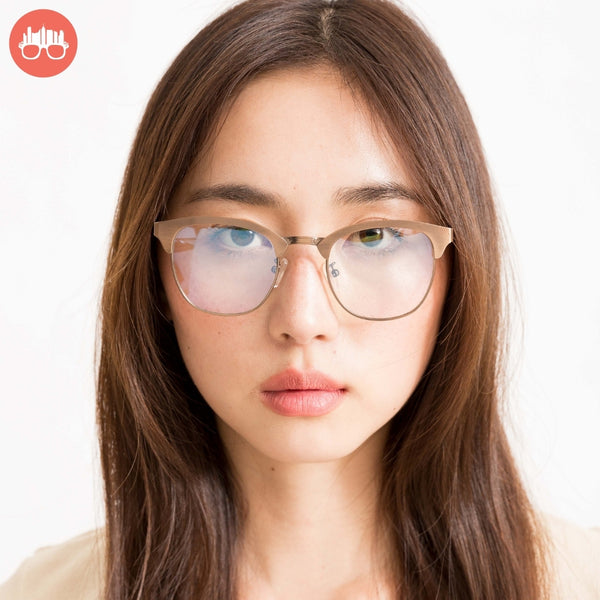 MetroSunnies King Specs (Bronze) / Con-Strain Blue Light / Anti-Radiation Computer Eyeglasses