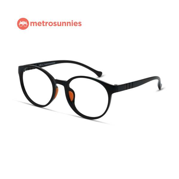 Lil' MetroSunnies Kyle Kid's Eyeglasses (Black) / Con-Strain Blue Light / Anti-Radiation