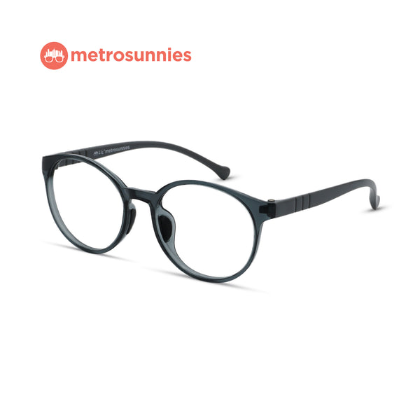 Lil' MetroSunnies Kyle Kid's Eyeglasses (Gray) / Con-Strain Blue Light / Anti-Radiation