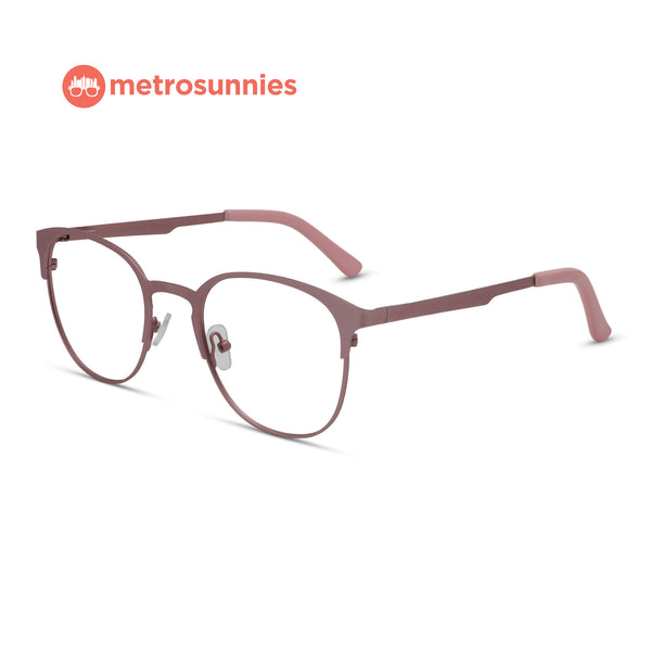 MetroSunnies Lauren Specs (Pink) / Replaceable Lens / Eyeglasses for Men and Women