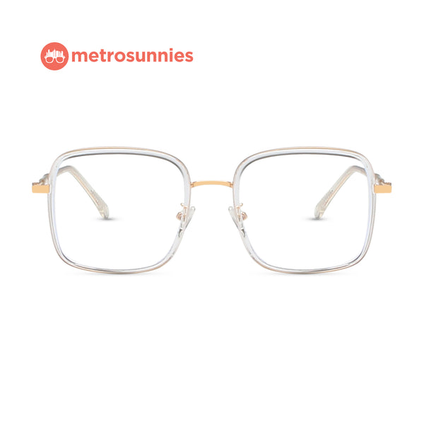 MetroSunnies Lee Specs (Clear) / Replaceable Lens / Eyeglasses for Men and Women