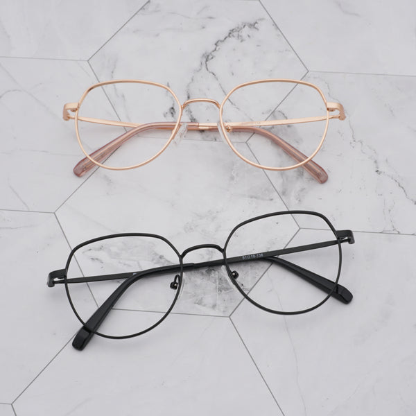 MetroSunnies Lily Specs (Black) / Replaceable Lens / Eyeglasses for Men and Women