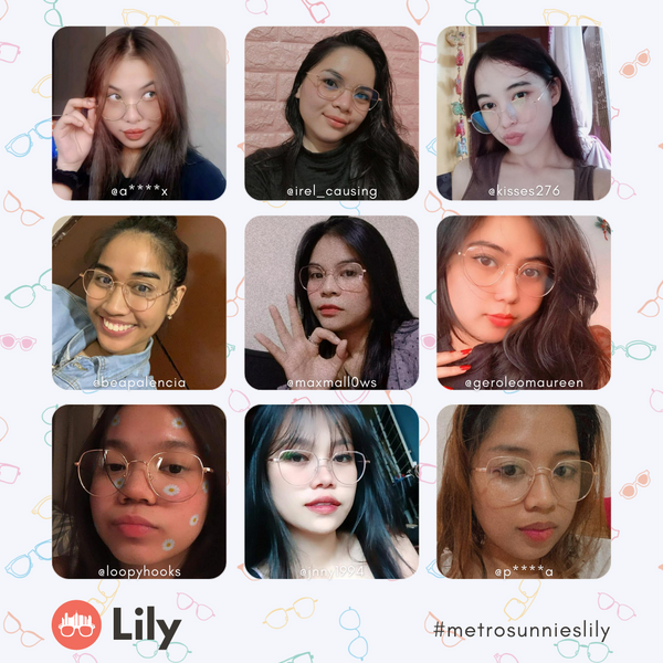 MetroSunnies Lily Specs (Rose Gold) / Con-Strain Blue Light / Anti-Radiation Computer Eyeglasses