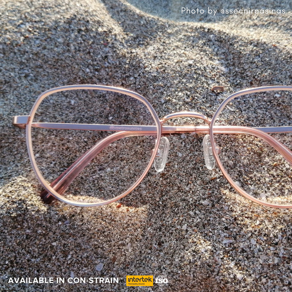 MetroSunnies Lily Specs (Rose Gold) / Con-Strain Blue Light / Anti-Radiation Computer Eyeglasses