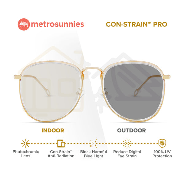 MetroSunnies Linda Specs (Clear) / Replaceable Lens / Eyeglasses for Men and Women