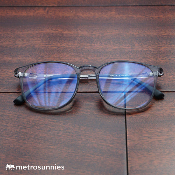 MetroSunnies Lion Specs (Gray) / Con-Strain Blue Light / Versairy / Anti-Radiation Eyeglasses