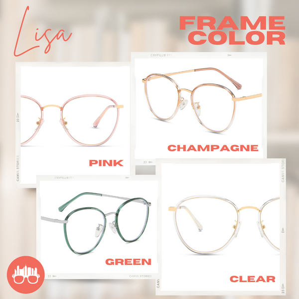 MetroSunnies Lisa Specs (Green) / Con-Strain Blue Light / Anti-Radiation Computer Eyeglasses