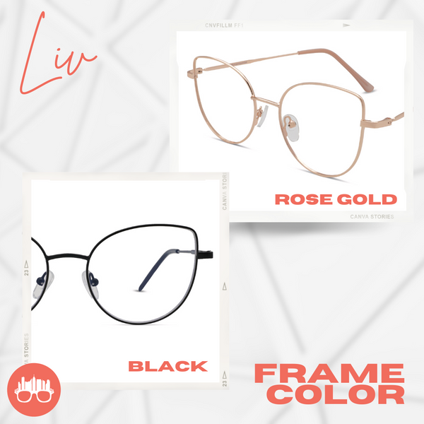 MetroSunnies Liv Specs (Black) / Replaceable Lens / Eyeglasses for Men and Women